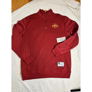 Colosseum‎ Athletics Iowa State Cyclones Men's Quarter-Zip Sweatshirt Size Large
